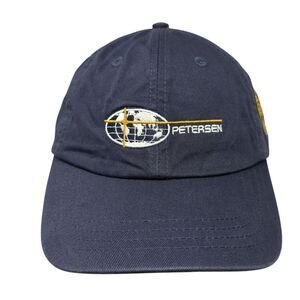 Petersen 50th Anniversary Slideback Hat Blue One Size Adjustable Cutter & Buck